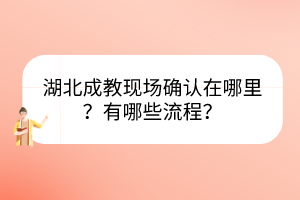 湖北成教现场确认在哪里？有哪些流程？